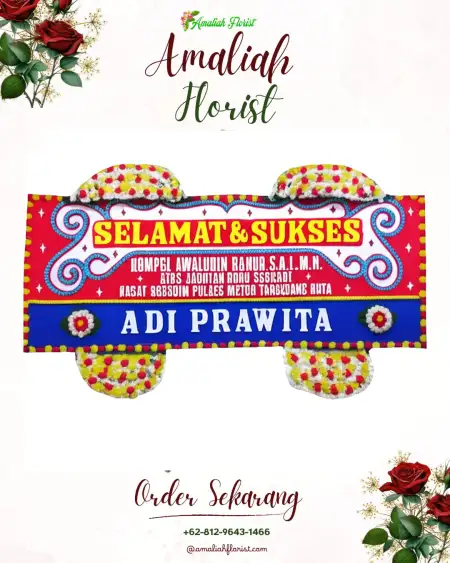 Papan Bunga Ucapan Selamat Sareng